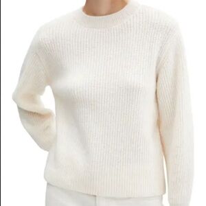 J.O.A. Fuzzy Crew Neck Sweater
